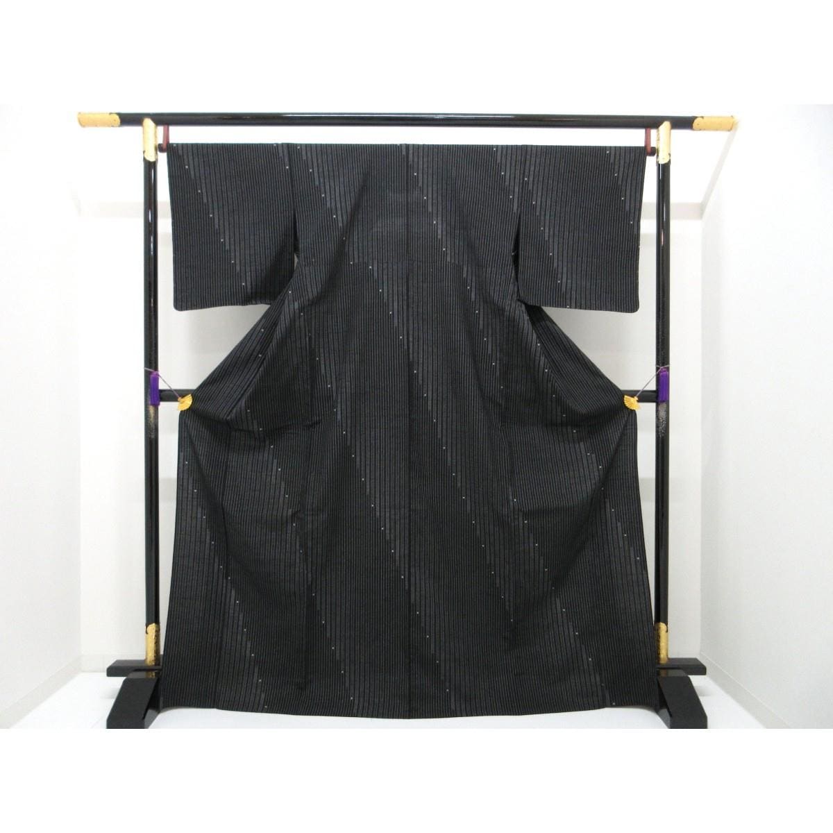 【未使用品】単衣　樋口隆司【小千谷】