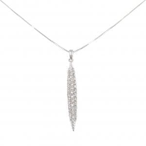 K18WG ダイヤモンド ネックレス 0.62CT