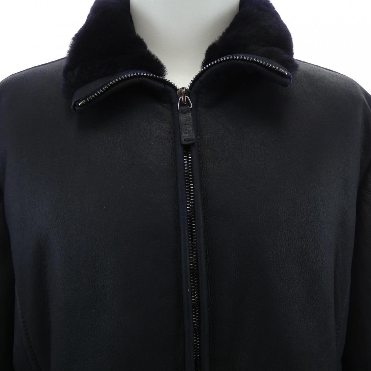 ジョルジオ アルマーニ GIORGIO ARMANI 4SR13P 4SP19 ムートンジャケット