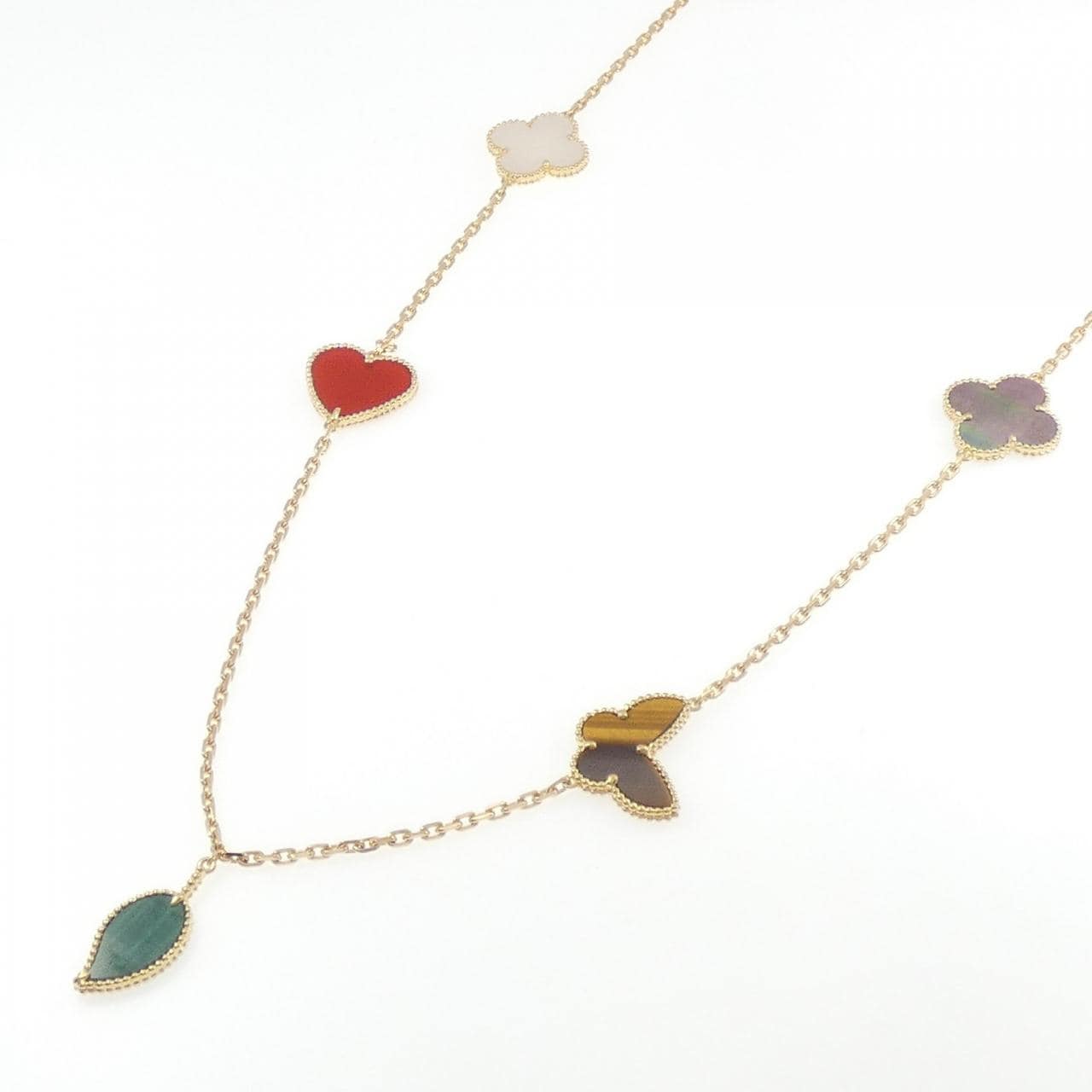 ヴァンクリーフ&アーペル ラッキーアルハンブラ 12モチーフ ネックレス