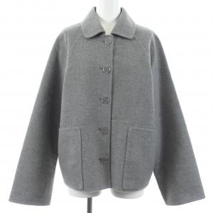 エルメス HERMES ダブルフェイス クルードセル ラムスキンボタン 4H0102DA ジャケット