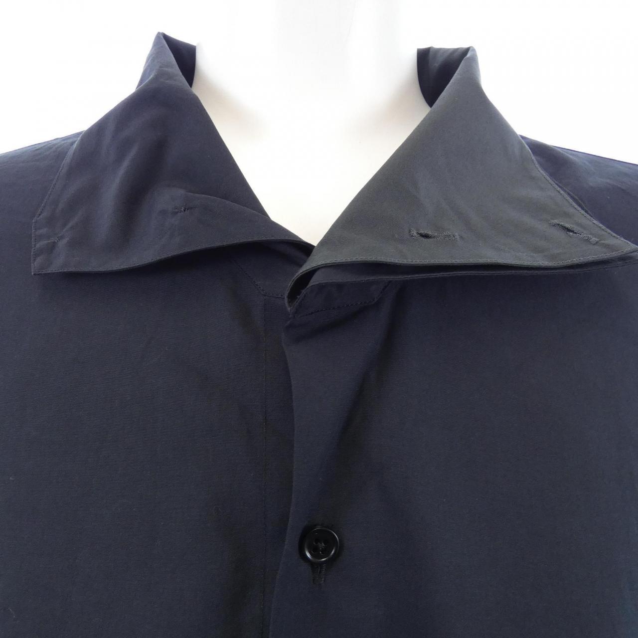 エルメス HERMES ボクシーカットダブルハイカラーシャツ 466400H2 シャツ