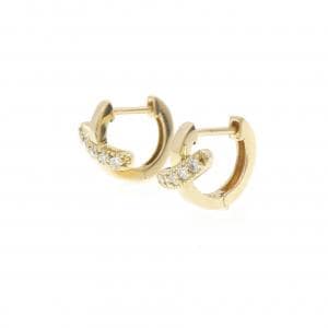 K18YG ダイヤモンド ピアス 0.12CT