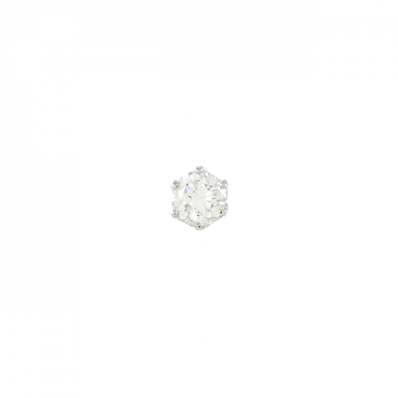 PT ダイヤモンド ピアス 0.223CT H SI2 Good 片耳