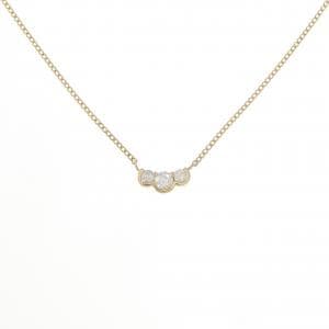 K18YG ダイヤモンド ネックレス 0.20CT