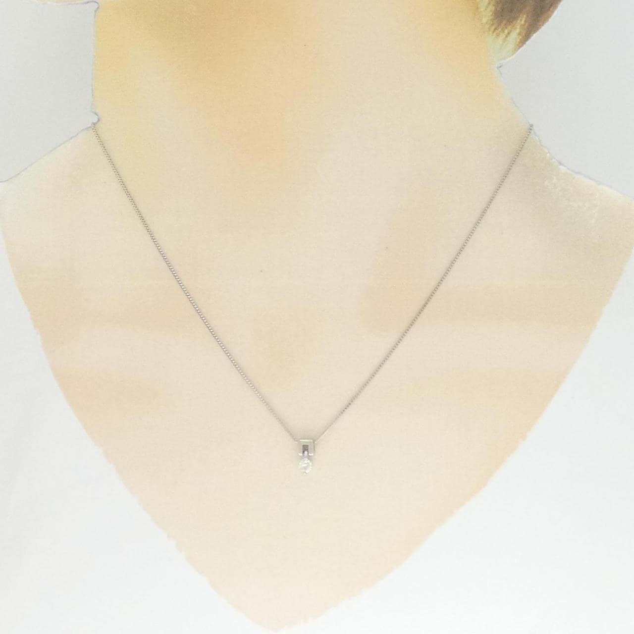 PT900/PT850 ダイヤモンド ネックレス 0.13CT