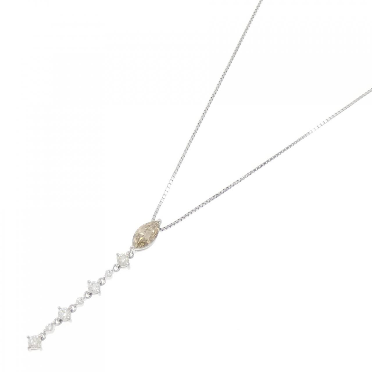 PT900/PT850 ダイヤモンド ネックレス 0.53CT