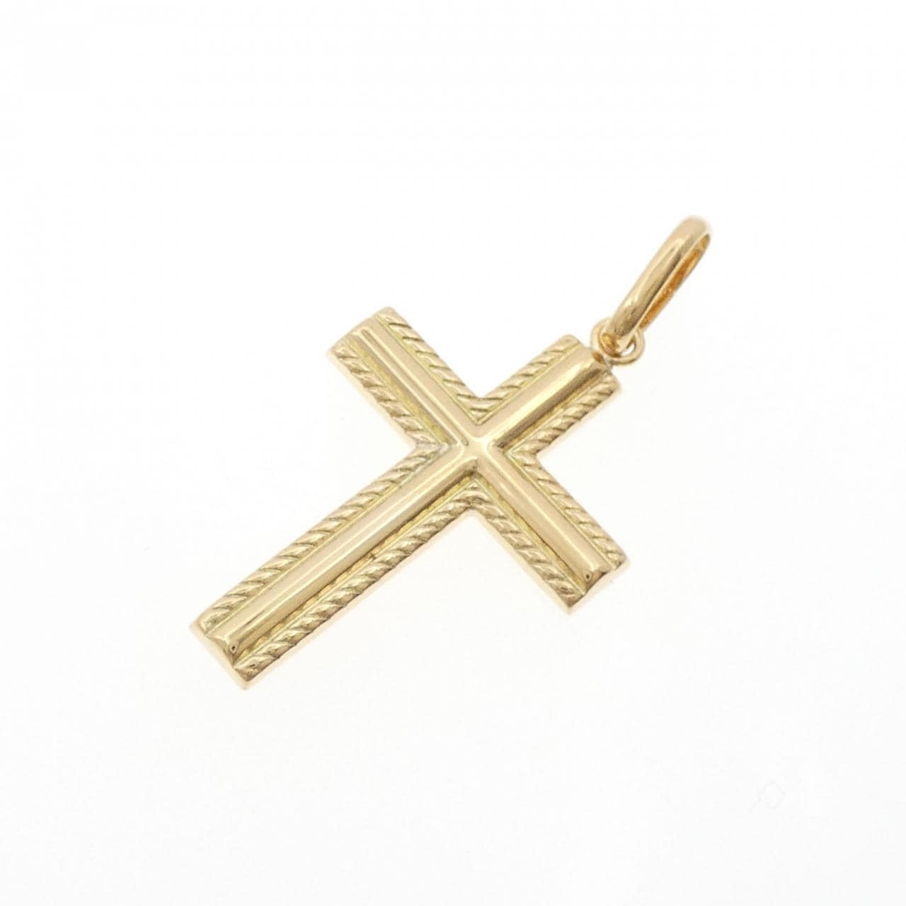 【新品】K18YG クロス ペンダント