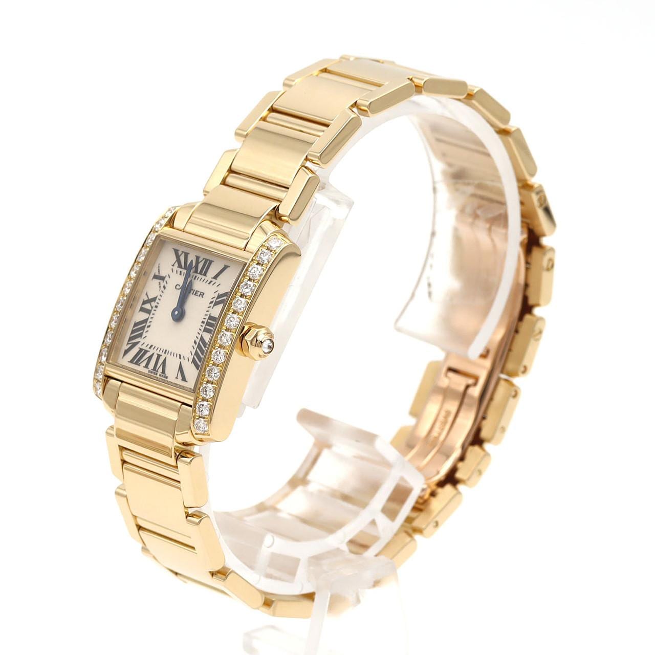 カルティエ タンクフランセーズSM YG/D WE1001R8 YG クォーツ