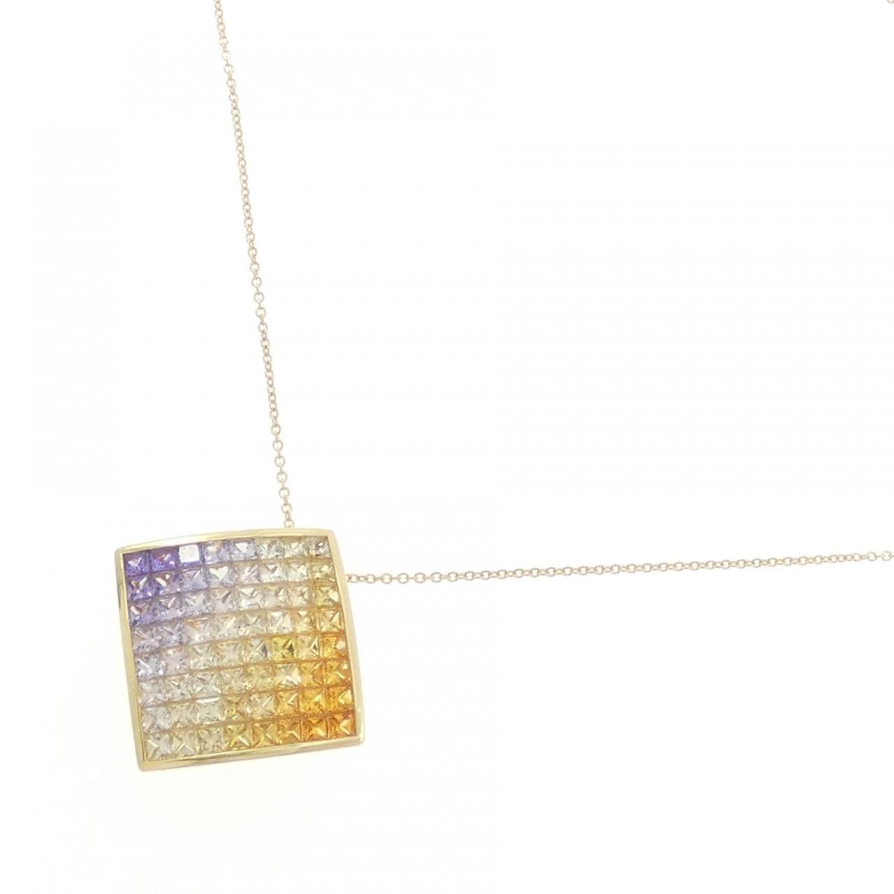 ジュネ サファイヤ ネックレス 7.72CT