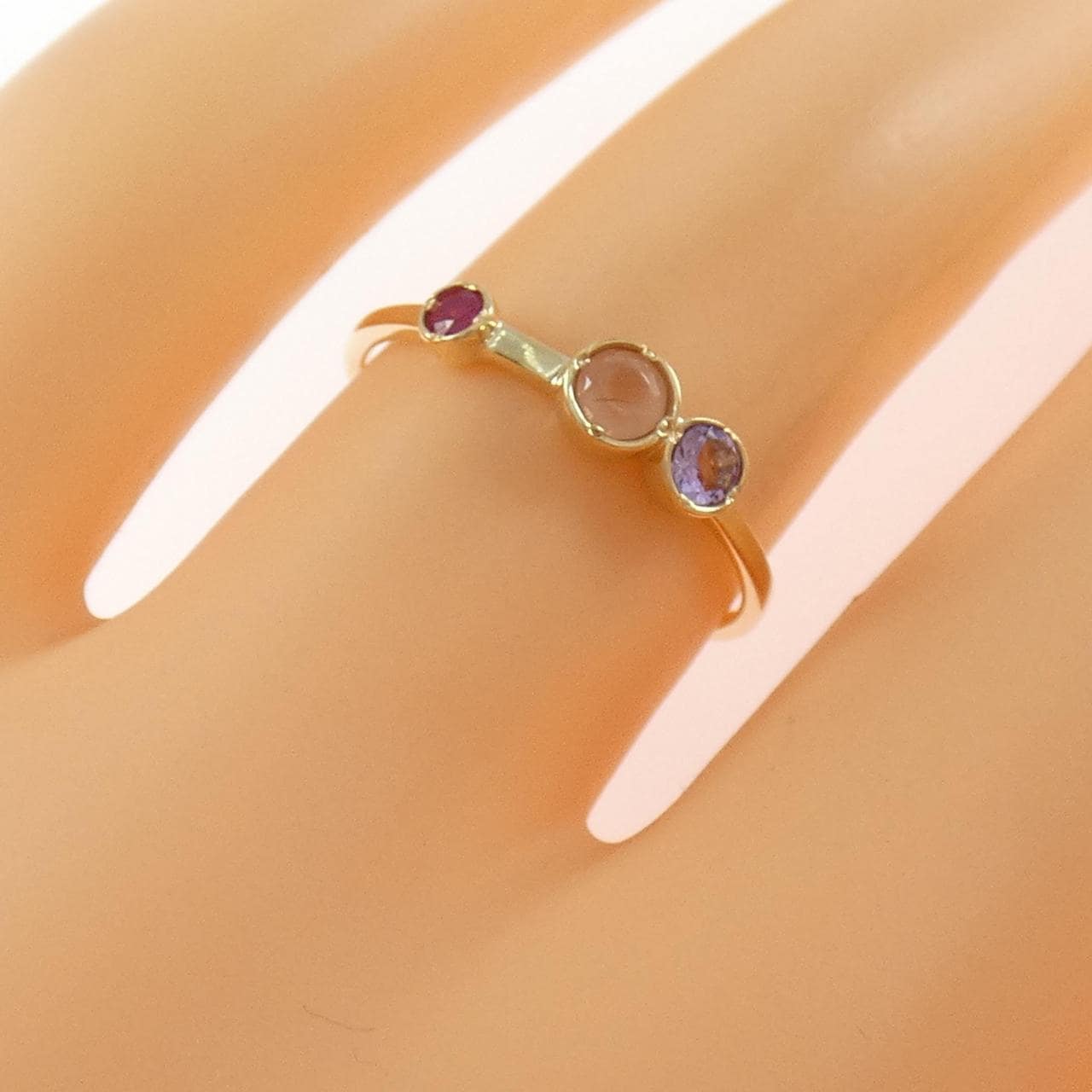 エテ カラーストーン リング