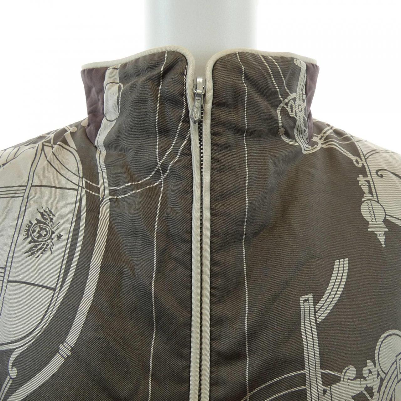 【ヴィンテージ】エルメス HERMES EX-LIBRIS ツイルレーヌ. ブルゾン