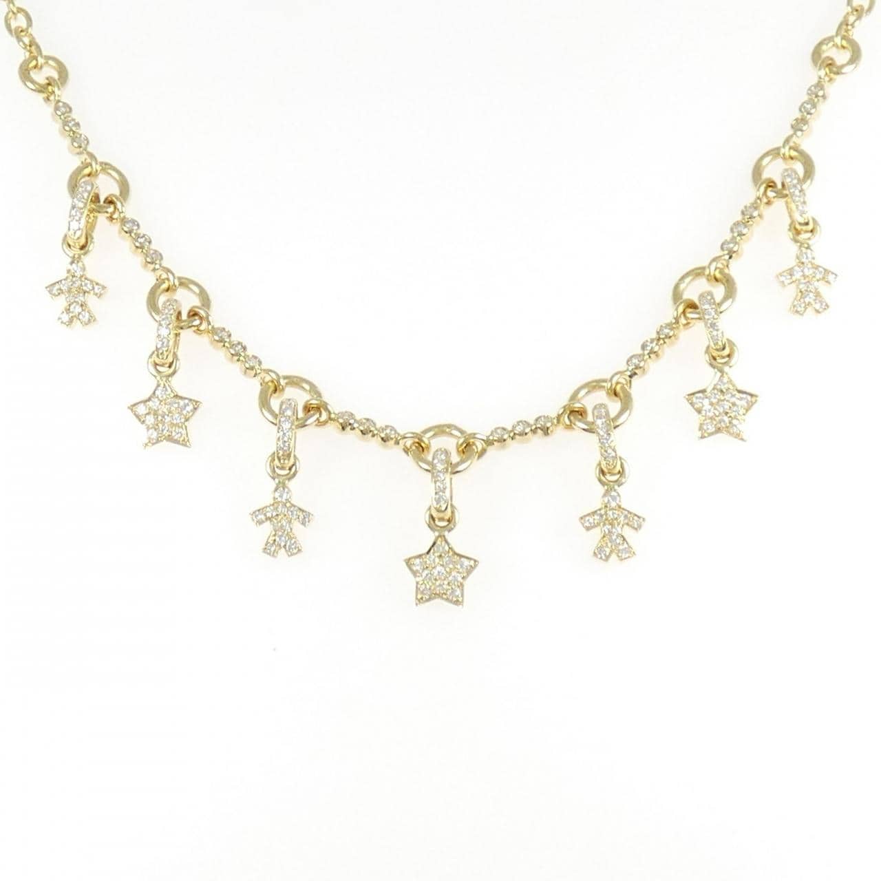 750YG ダイヤモンド ネックレス 2.10CT