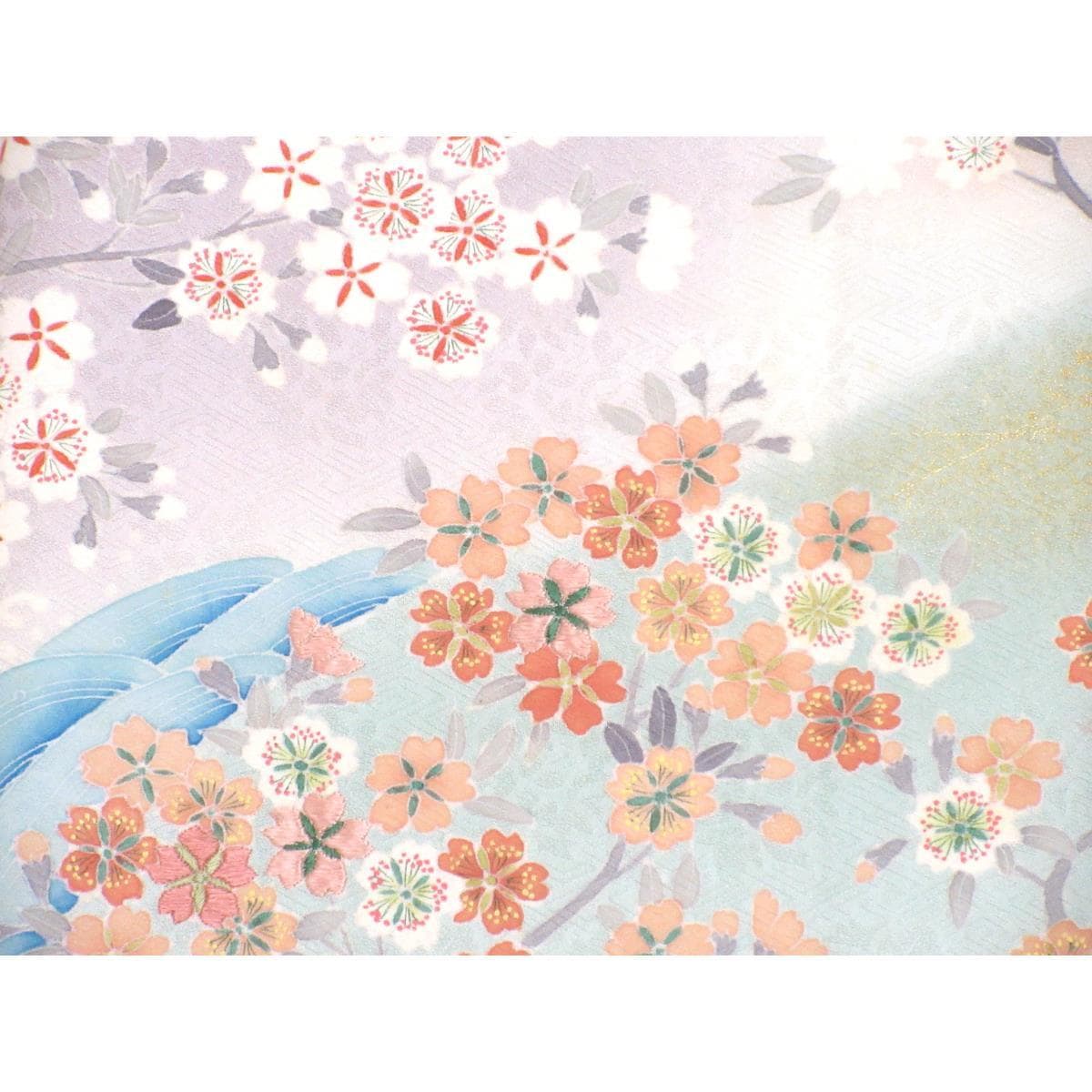 訪問着　友禅金彩加工