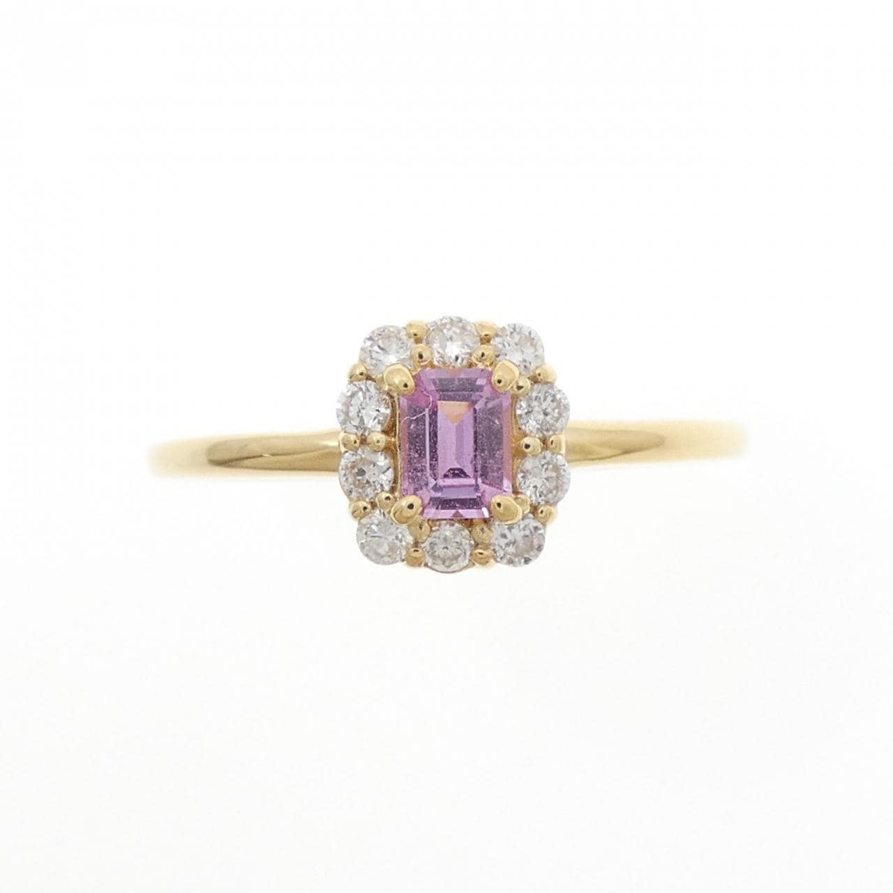 K18YG サファイヤ リング 0.40CT
