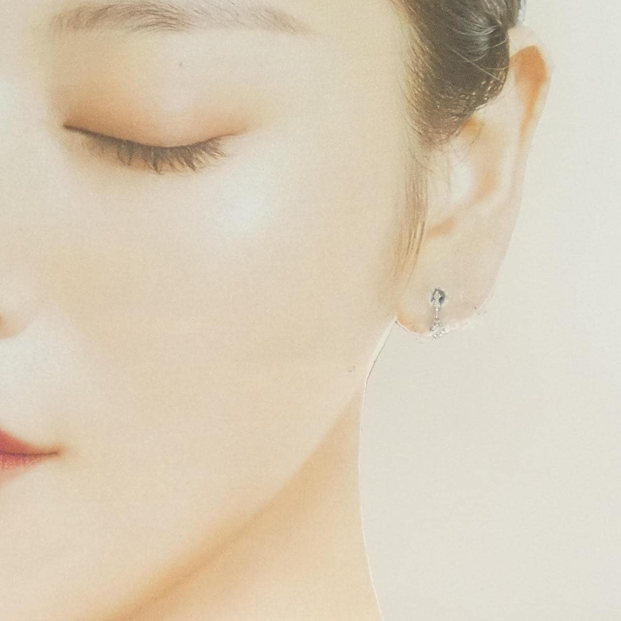 K18WG ダイヤモンド ピアス 0.2CT