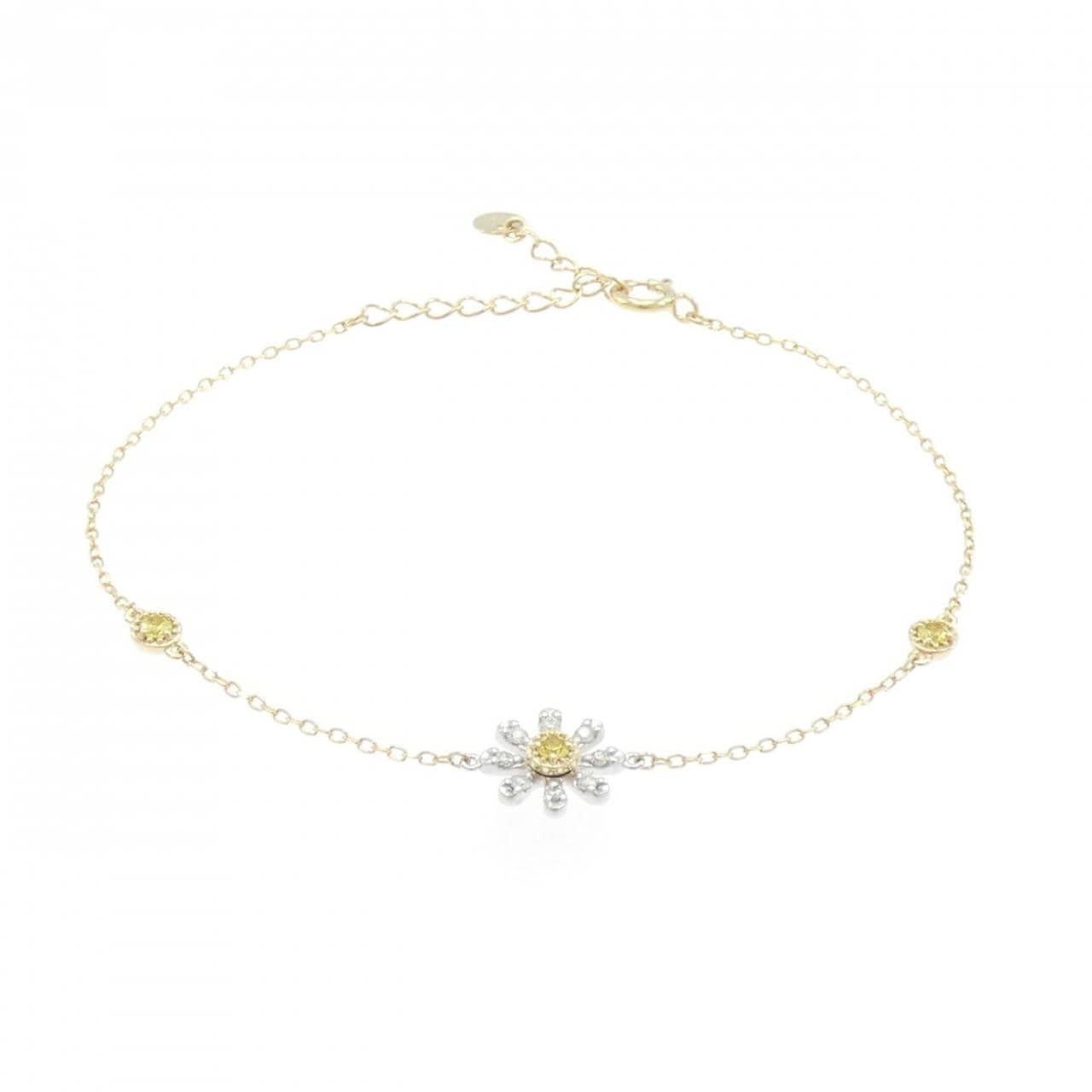 K10YG/K10WG サファイヤ ブレスレット