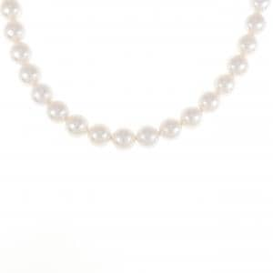 [BRAND NEW] Silver clasp Akoya pearl necklace 6.5-7mm