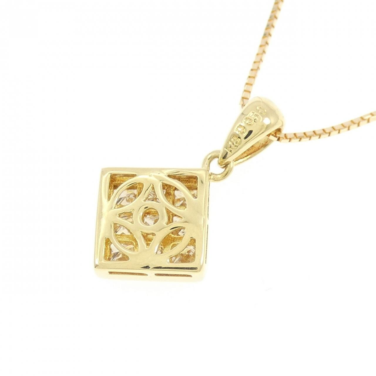 K18YG ダイヤモンド ネックレス 0.50CT