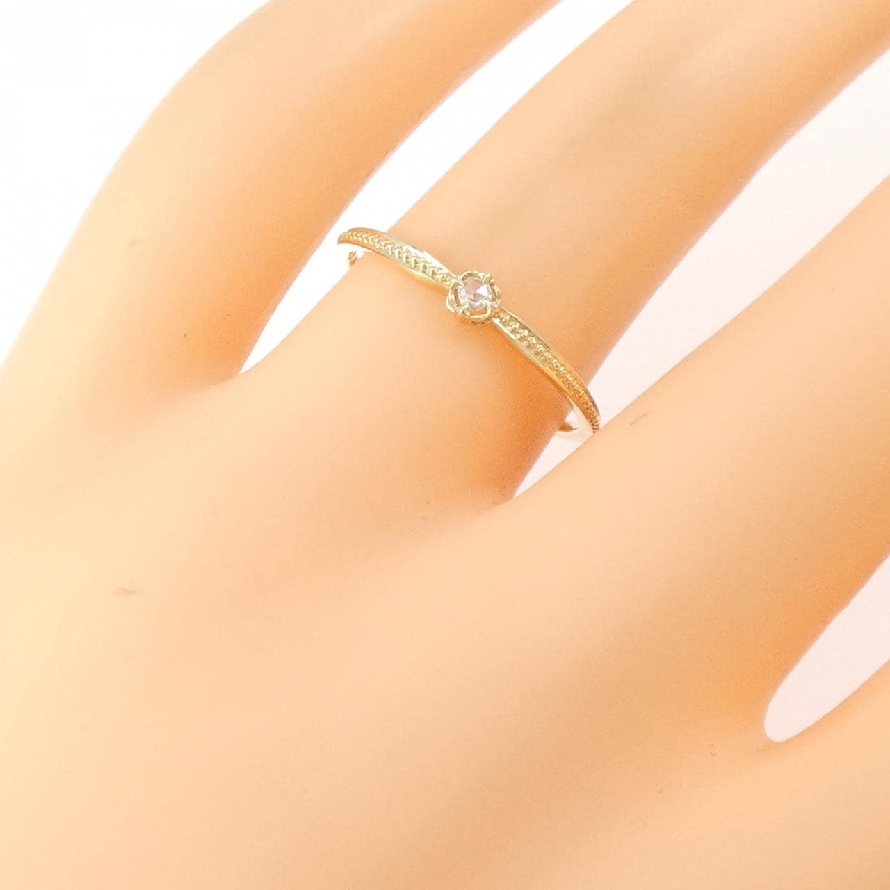 アガット ダイヤモンド リング 0.02CT