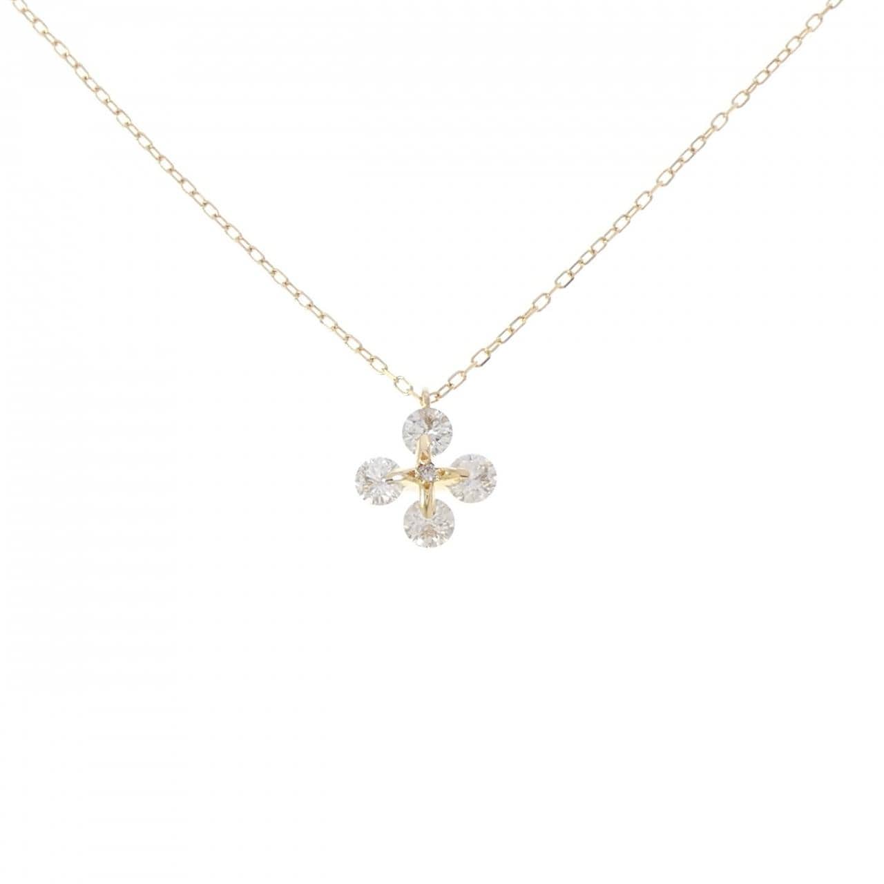 K18YG ダイヤモンド ネックレス 0.50CT
