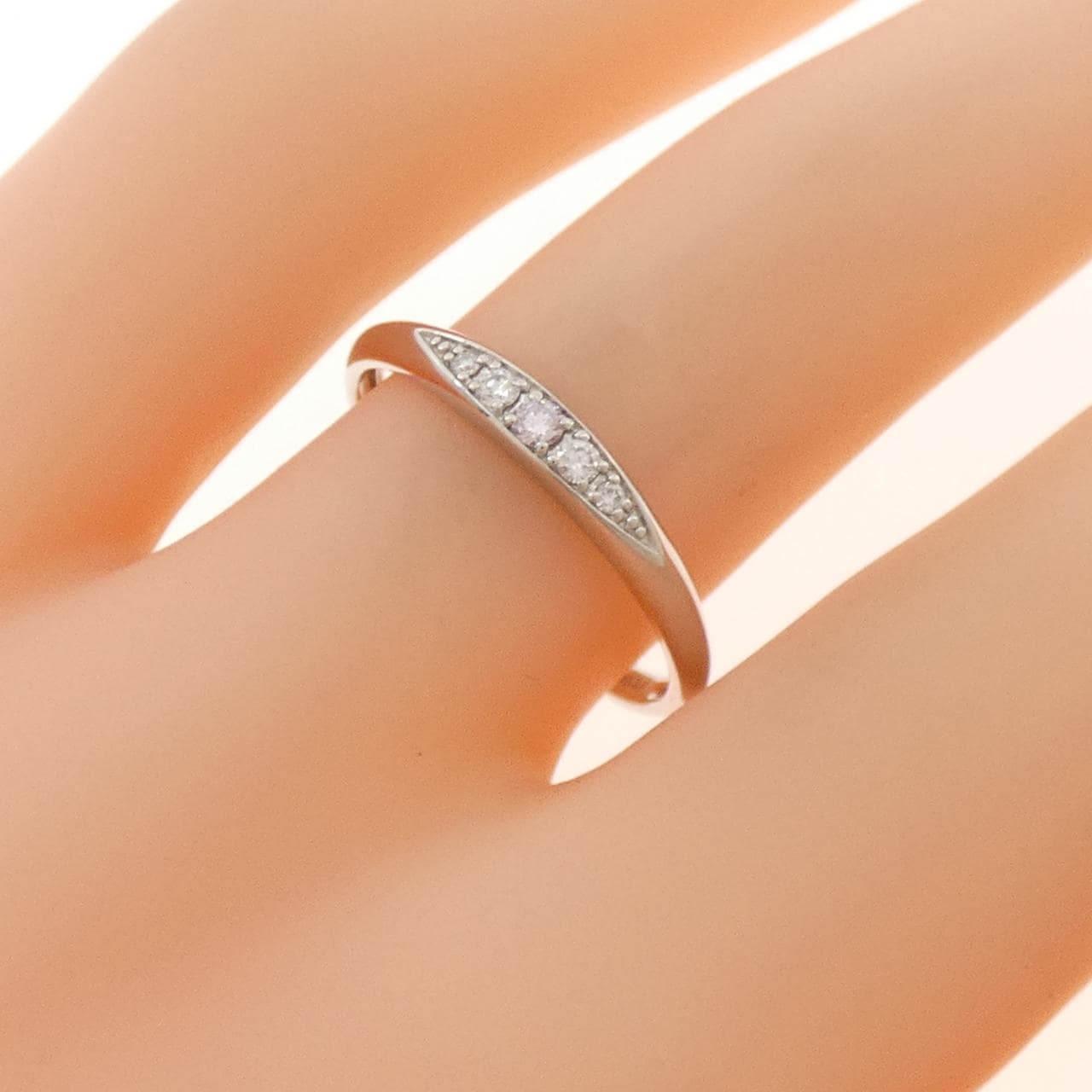 PT900 ピンクダイヤモンド リング 0.02CT