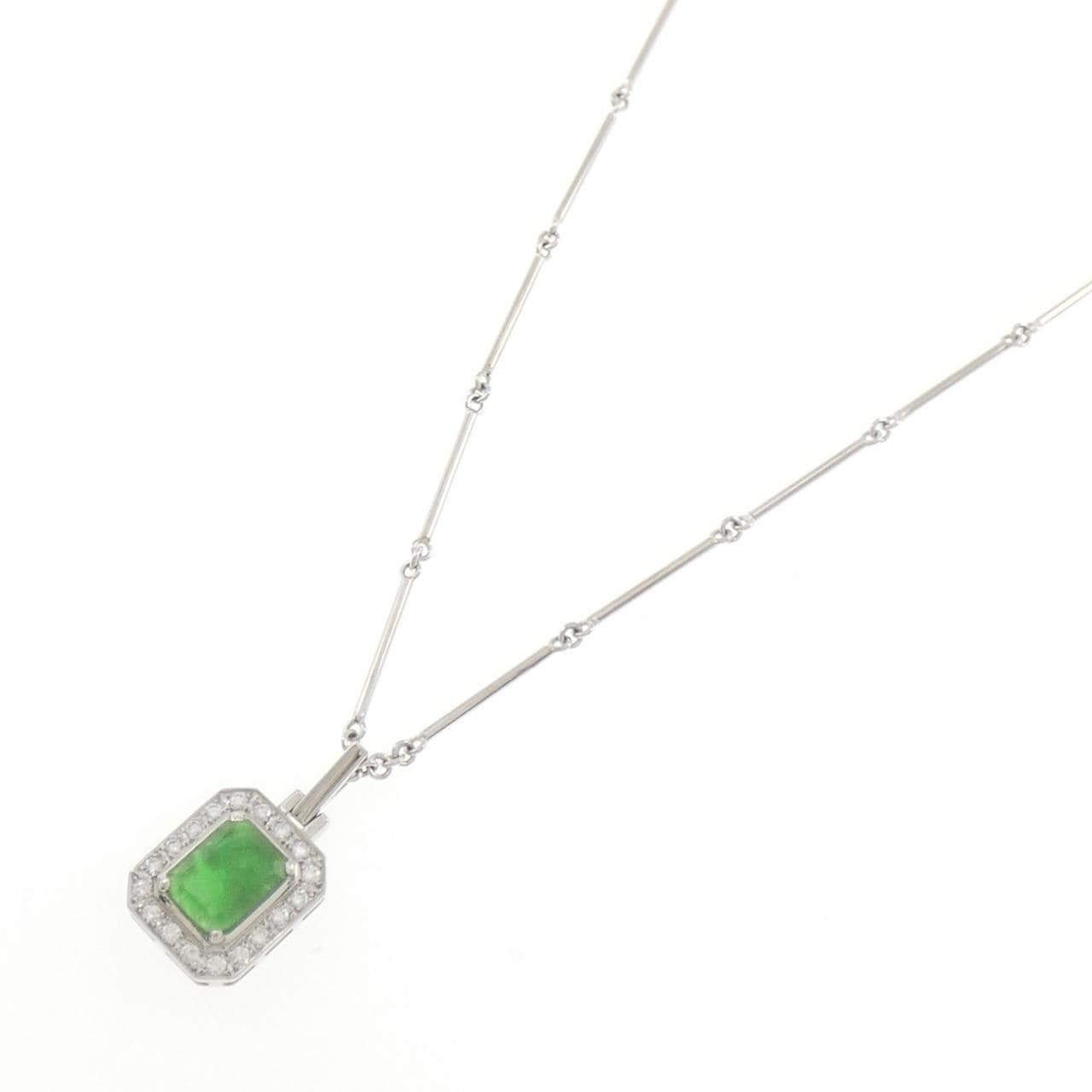PT900/PM ヒスイ ネックレス