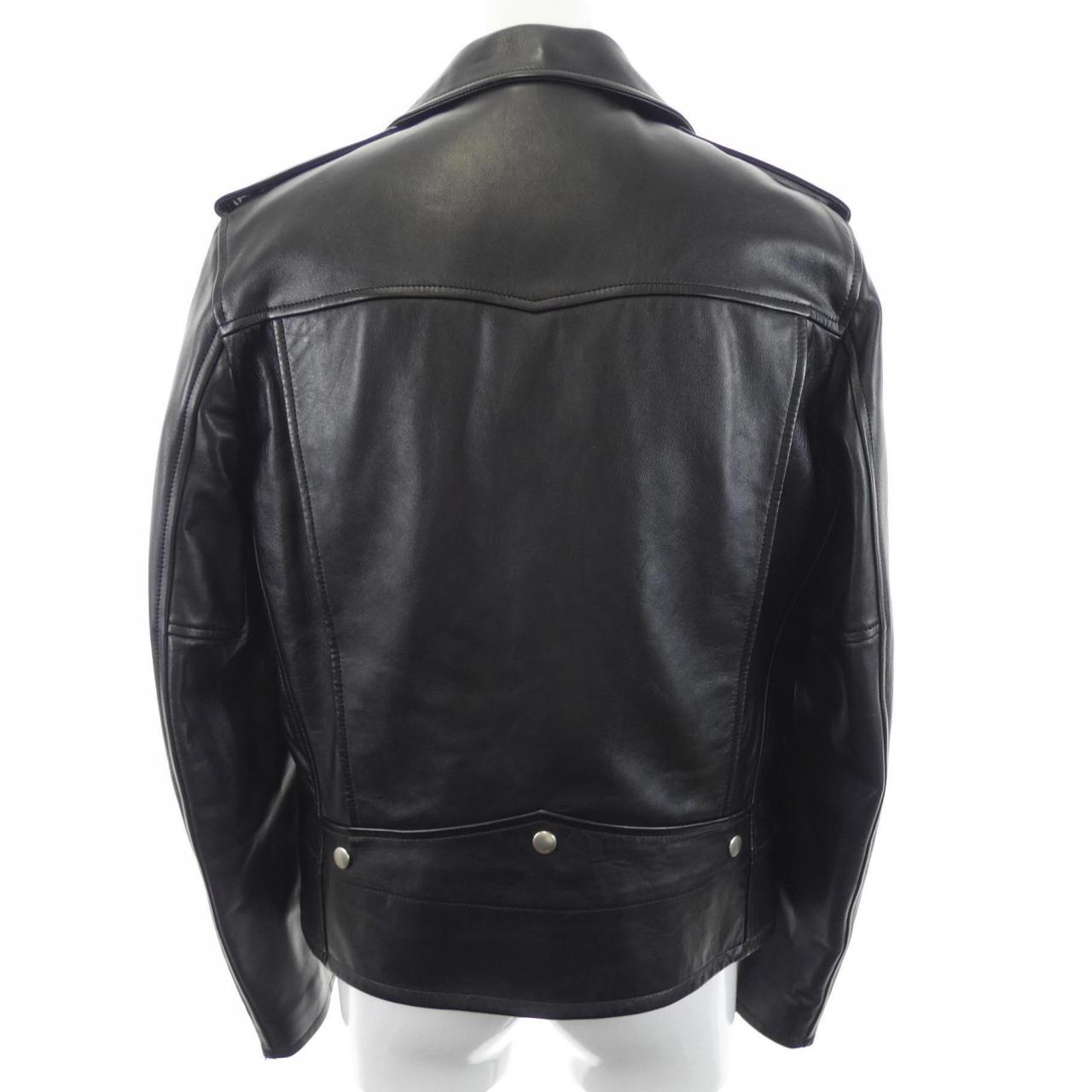 サンローラン SAINT LAURENT L01O　クラシックモーターサイクルジャケット 484284 レザーライダースジャケット