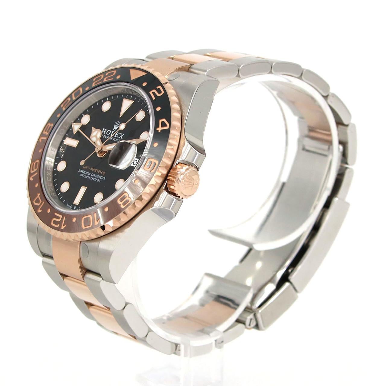 ロレックス GMTマスターⅡ 126711CHNR SSxPG 自動巻 ランダム番