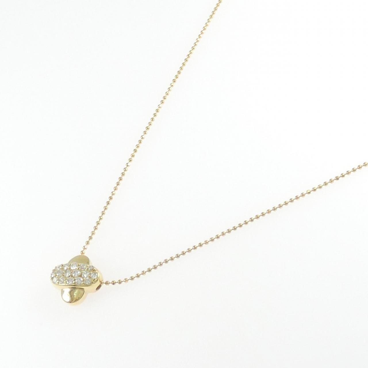 K18YG ダイヤモンド ネックレス 0.25CT
