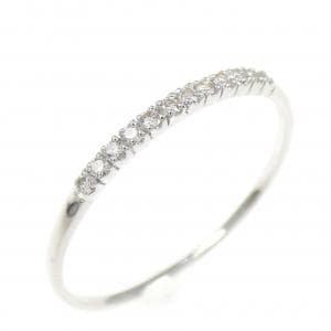 K18WG ダイヤモンド リング 0.09CT