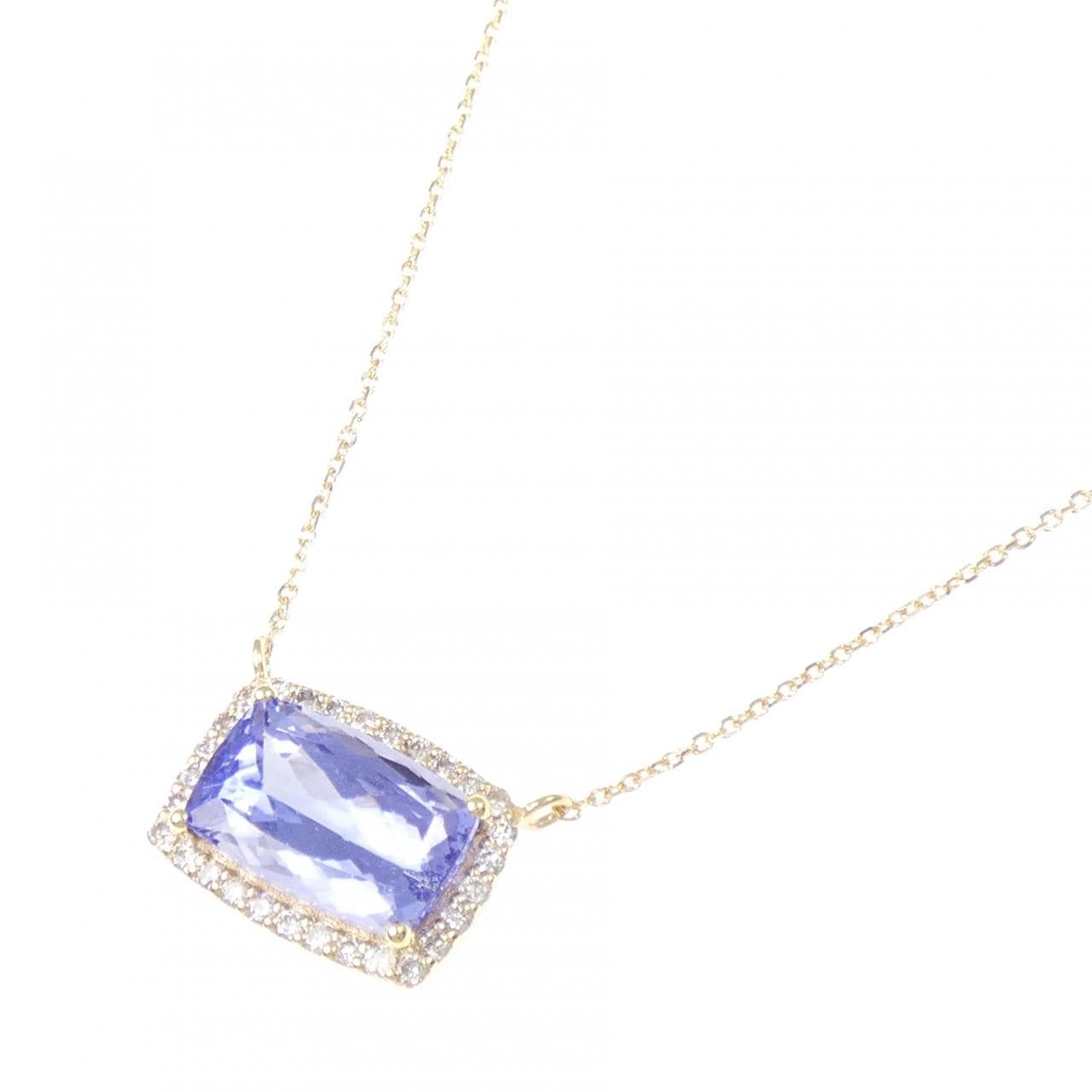 【新品】K18YG タンザナイト ネックレス