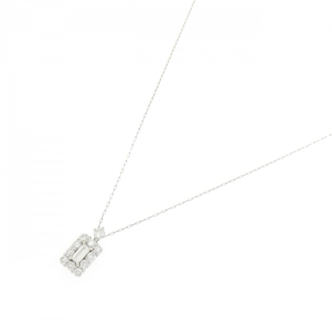 【新品】PT900/PT850 ダイヤモンド ネックレス 0.25CT
