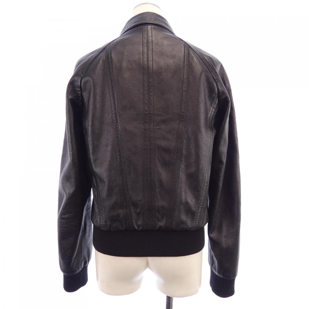 セリーヌ CELINE カットアウト ブルゾン 2EF32280D レザージャケット