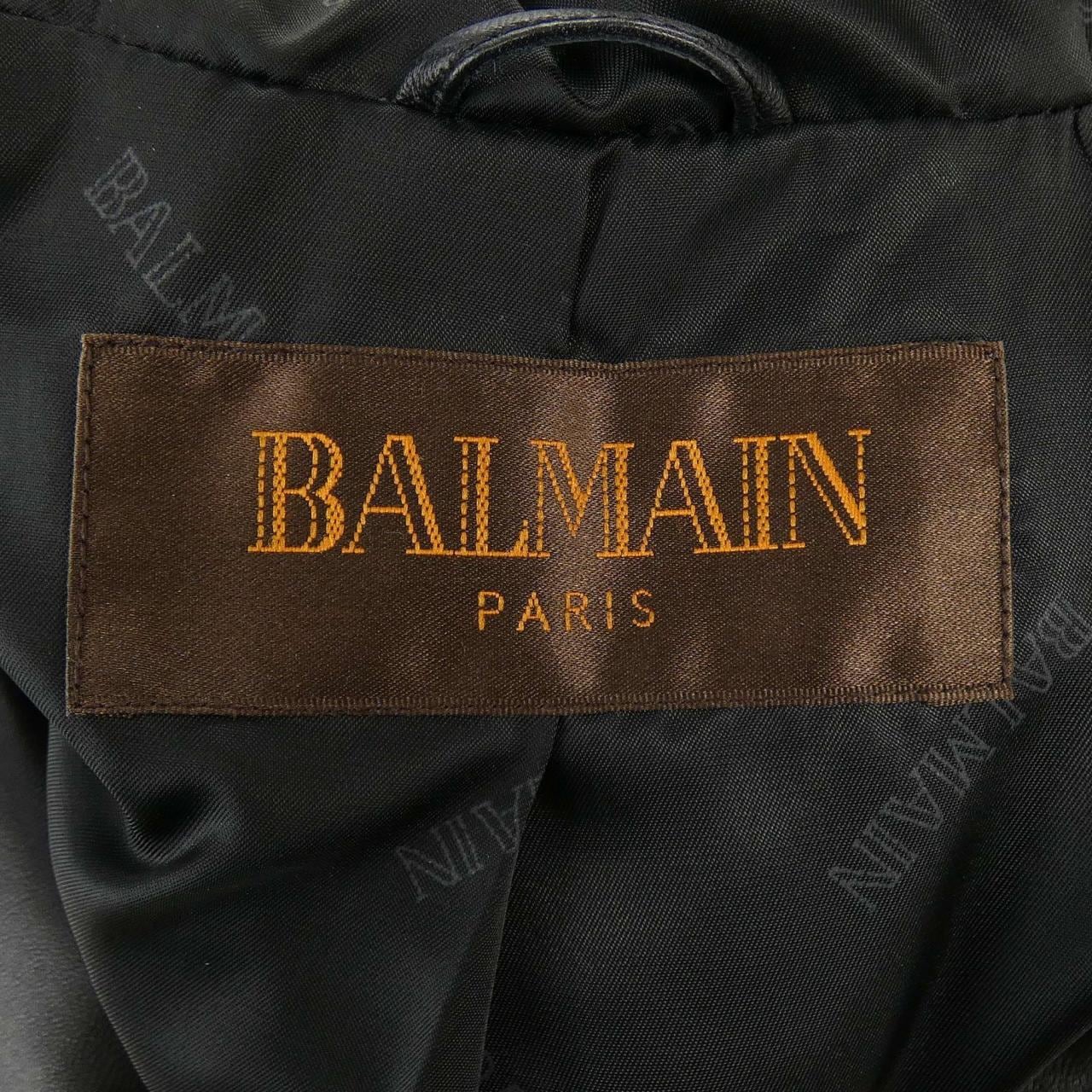 バルマン BALMAIN レザーコート