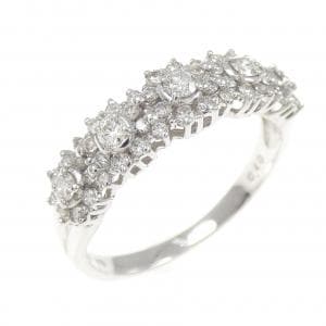 K18WG ダイヤモンド リング 0.40CT