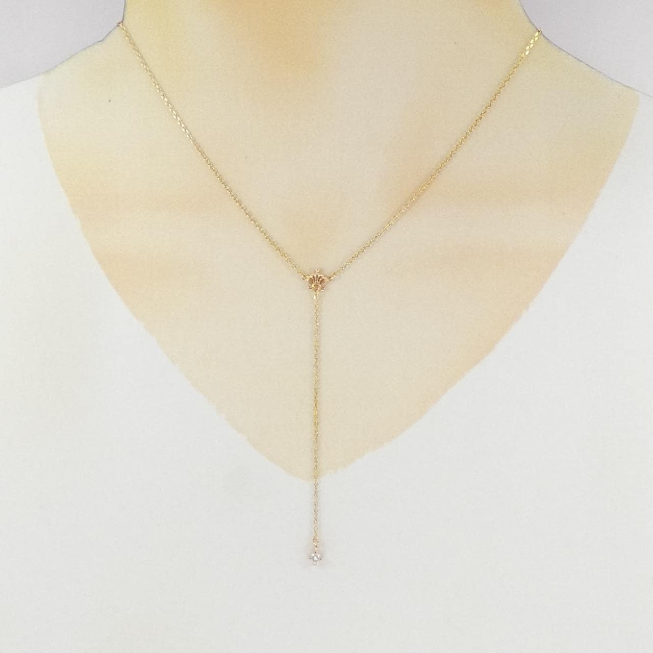 K10YG/K10PG ダイヤモンド ネックレス