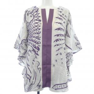 エルメス HERMES LE JARDIN MAHARANI *76-7608 ツイルレーヌ トップス