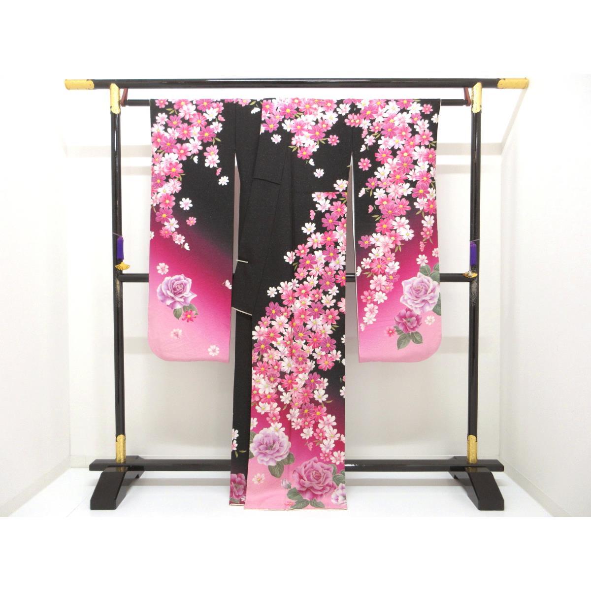 振袖　友禅金彩加工