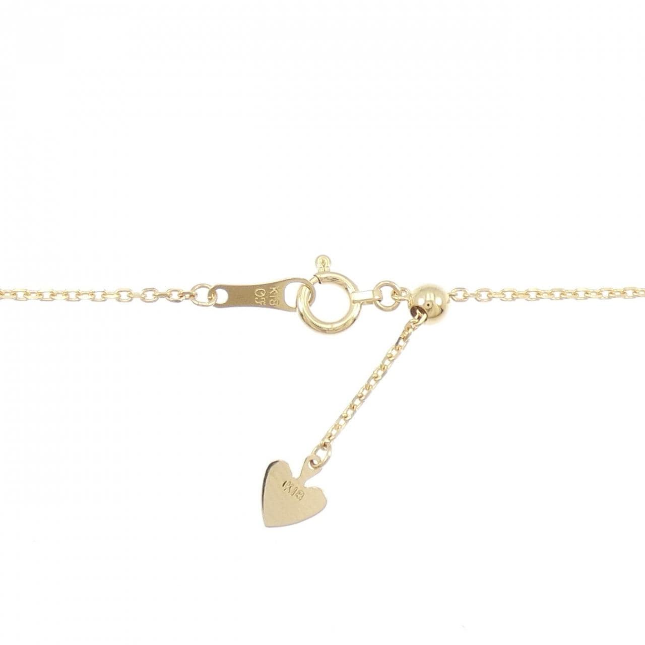 K18YG ダイヤモンド ネックレス 0.31CT F SI1 3EXT