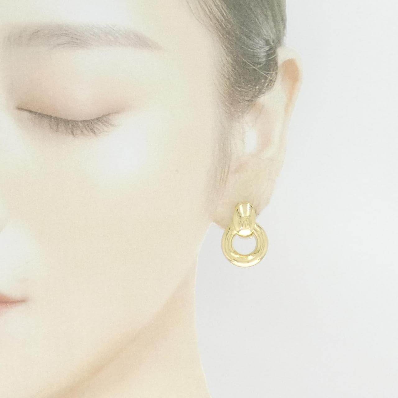 HERMES 750YG Earrings