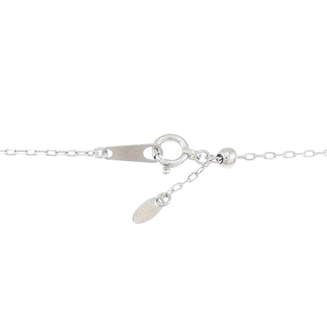 K18WG ダイヤモンド ネックレス 0.717CT