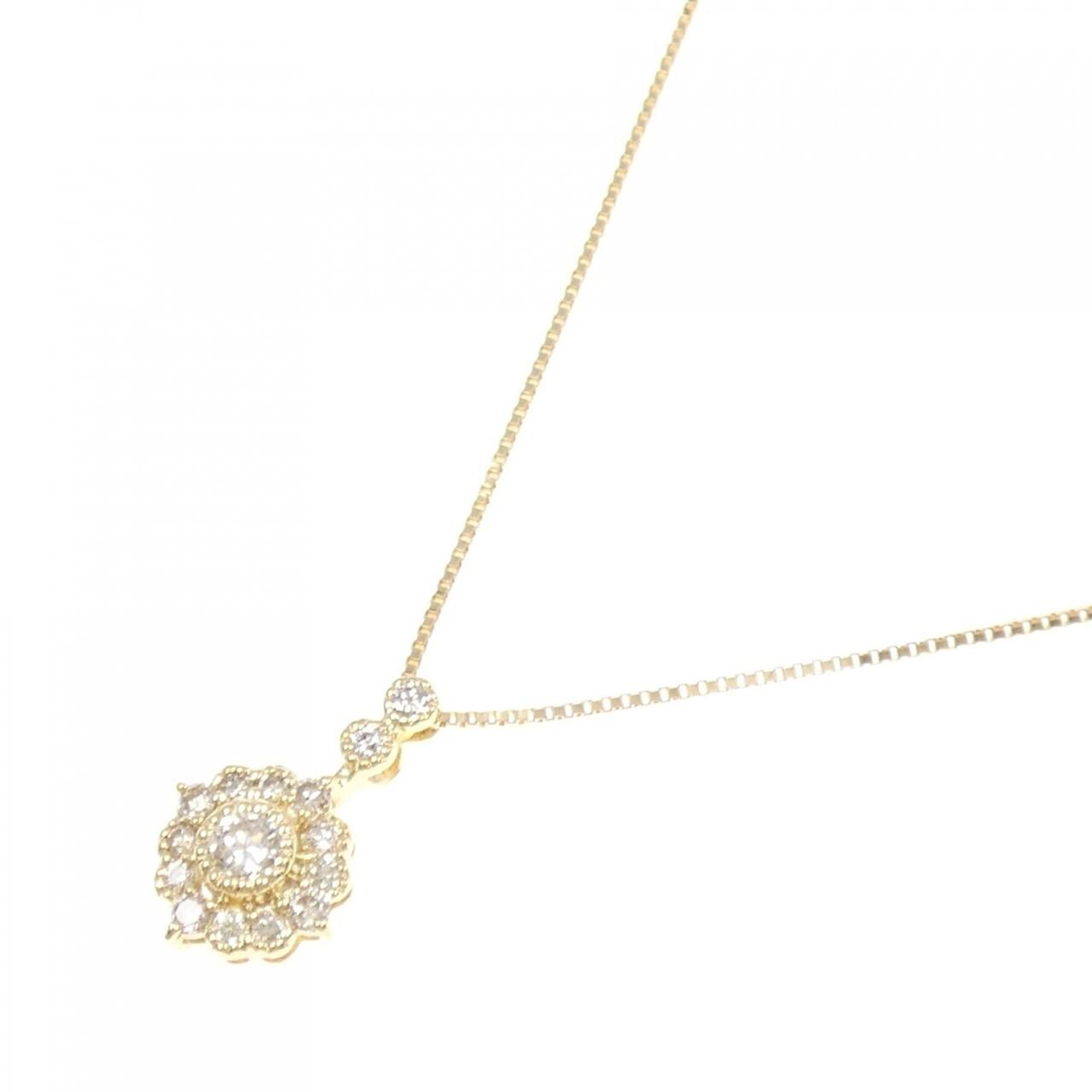 K18YG ダイヤモンド ネックレス 0.50CT