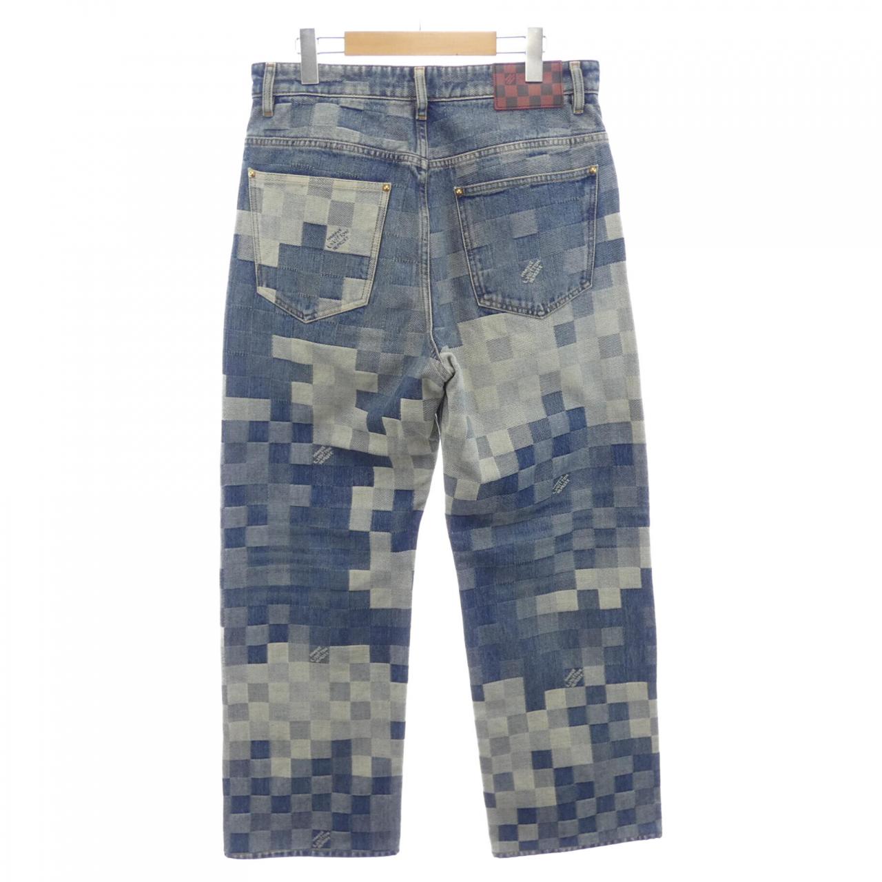 ルイヴィトン LOUIS VUITTON ダミエデニムスケートパンツ HQD87WGCO ジーンズ