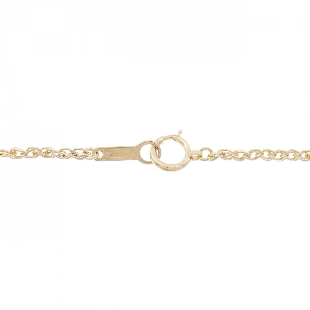 K18YG 白蝶パール ネックレス