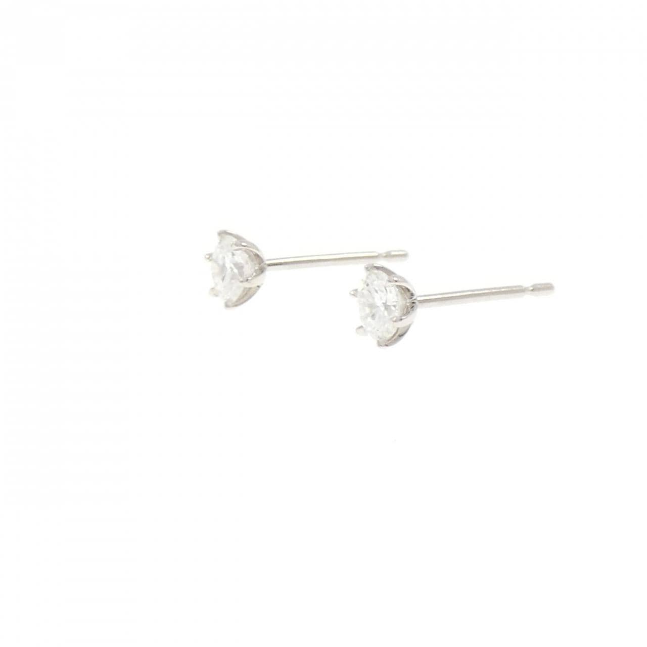 【リメイク】PT900/ST ダイヤモンド ピアス 0.211CT 0.214CT F VS1 Good