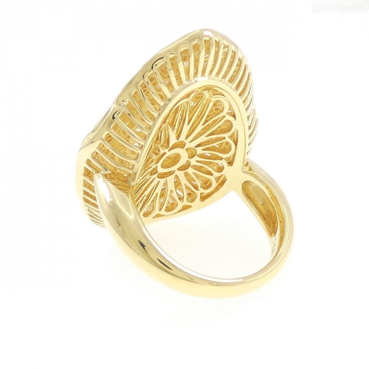 K18YG ダイヤモンド リング 4.30CT