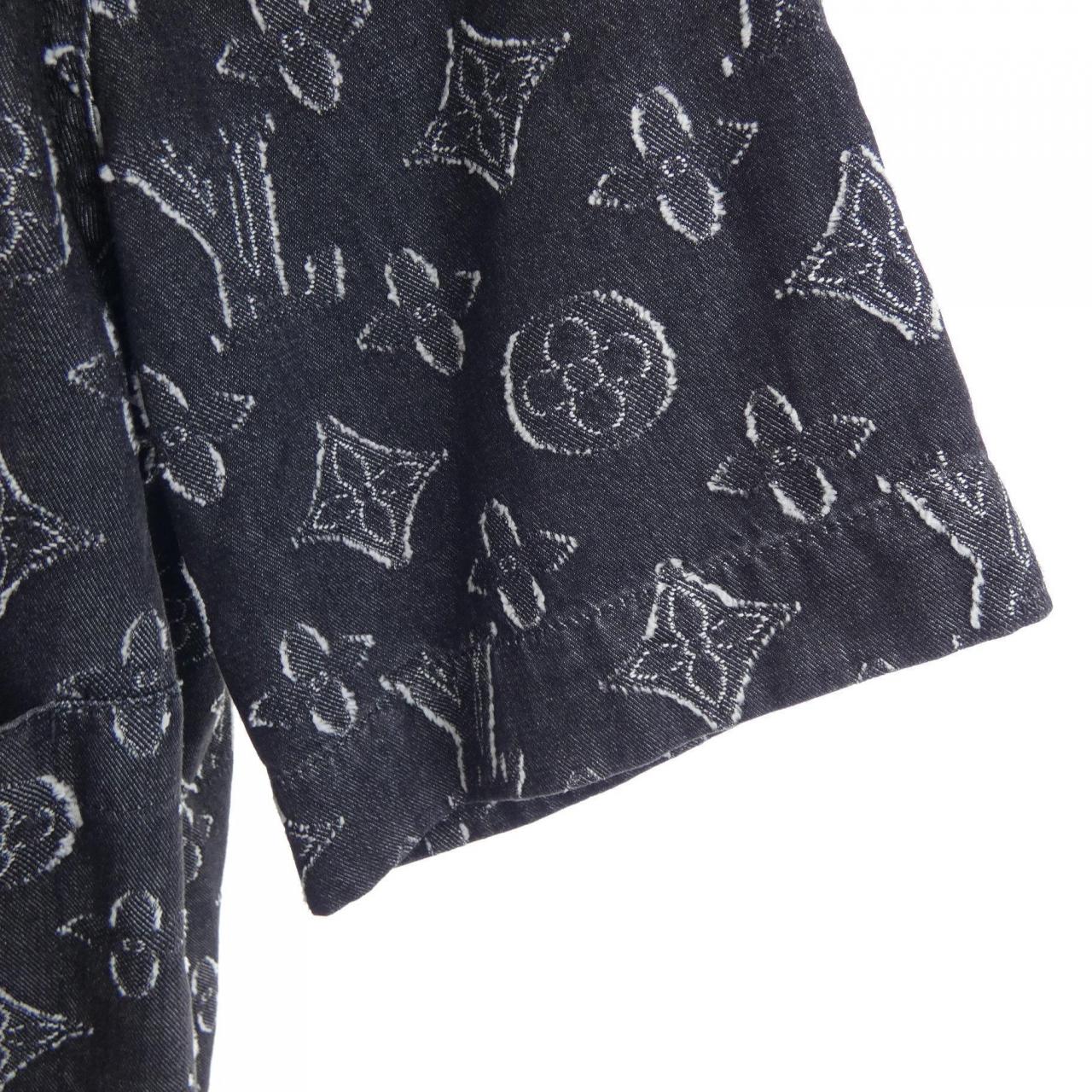 ルイヴィトン LOUIS VUITTON モノグラムショートスリーブシャンブレーシャツ HPS73WARS S／Sシャツ