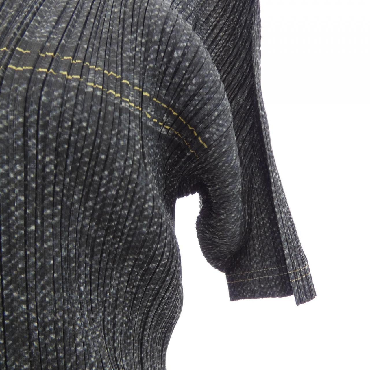 【ヴィンテージ】プリーツプリーズ PLEATS PLEASE 1999 デニム転写プリント PP97-JK051 トップス