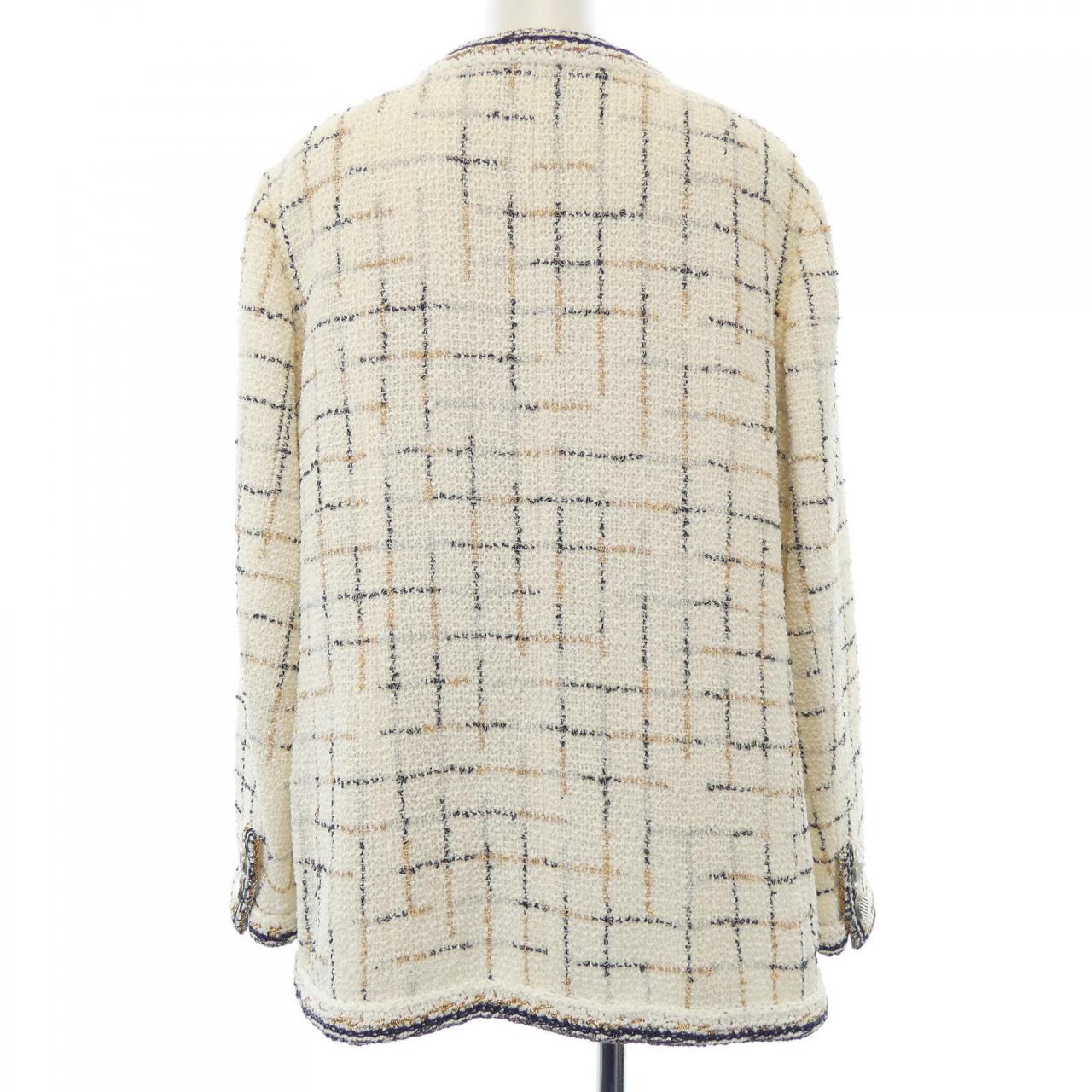 シャネル CHANEL ノーカラージャケット